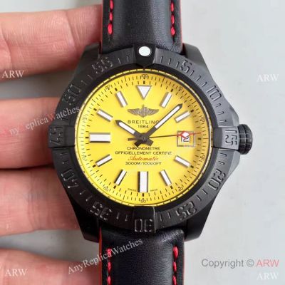 AAA Grade Breitling Avenger II Seawolf Clone Swiss 2836 Watch Black Case